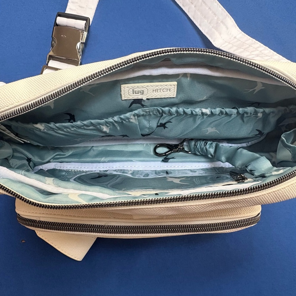 Lug White Hitch Sling/Belt Bag. In Great condition! Perfect for summer! - Picture 6 of 8